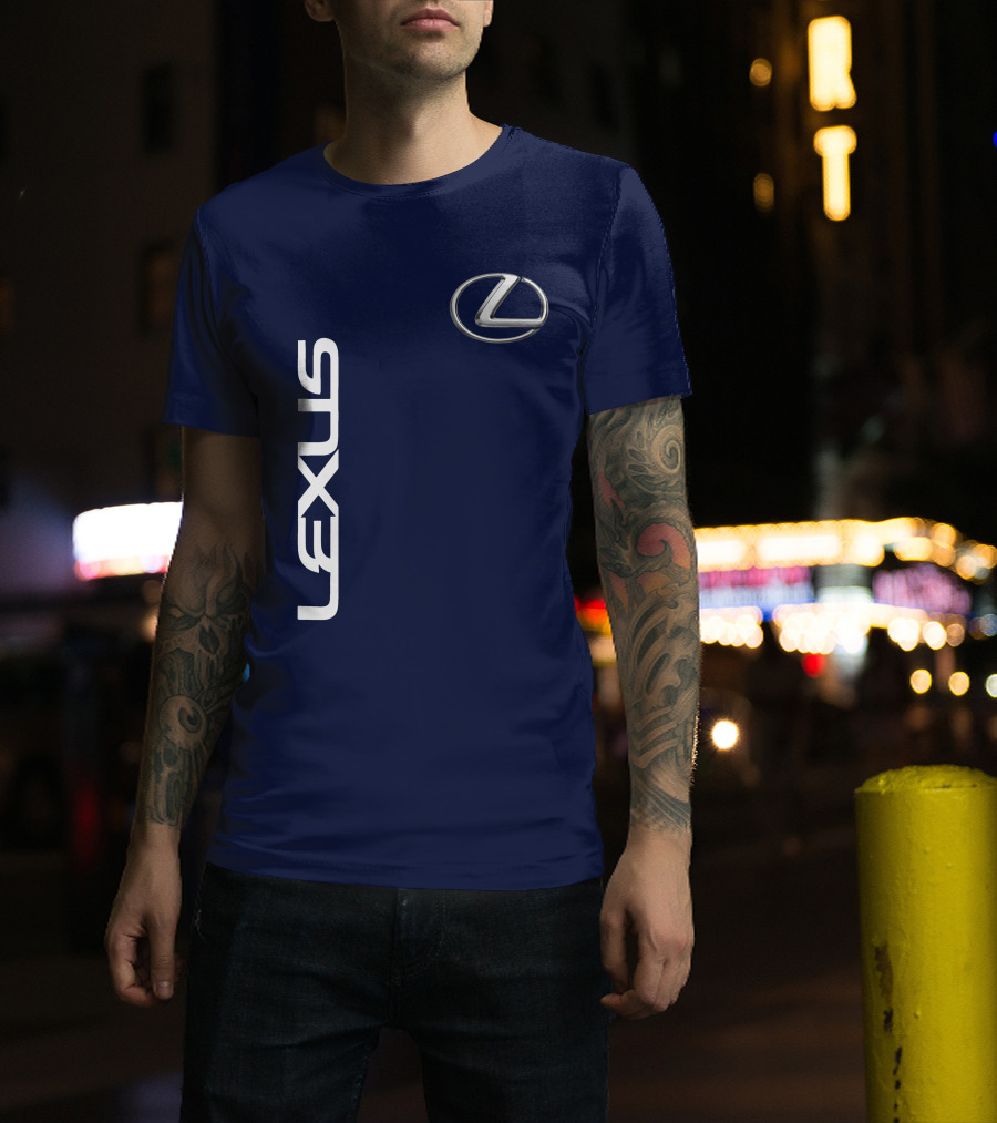 LEXUS Logo Icon Blue Background T-Shirt