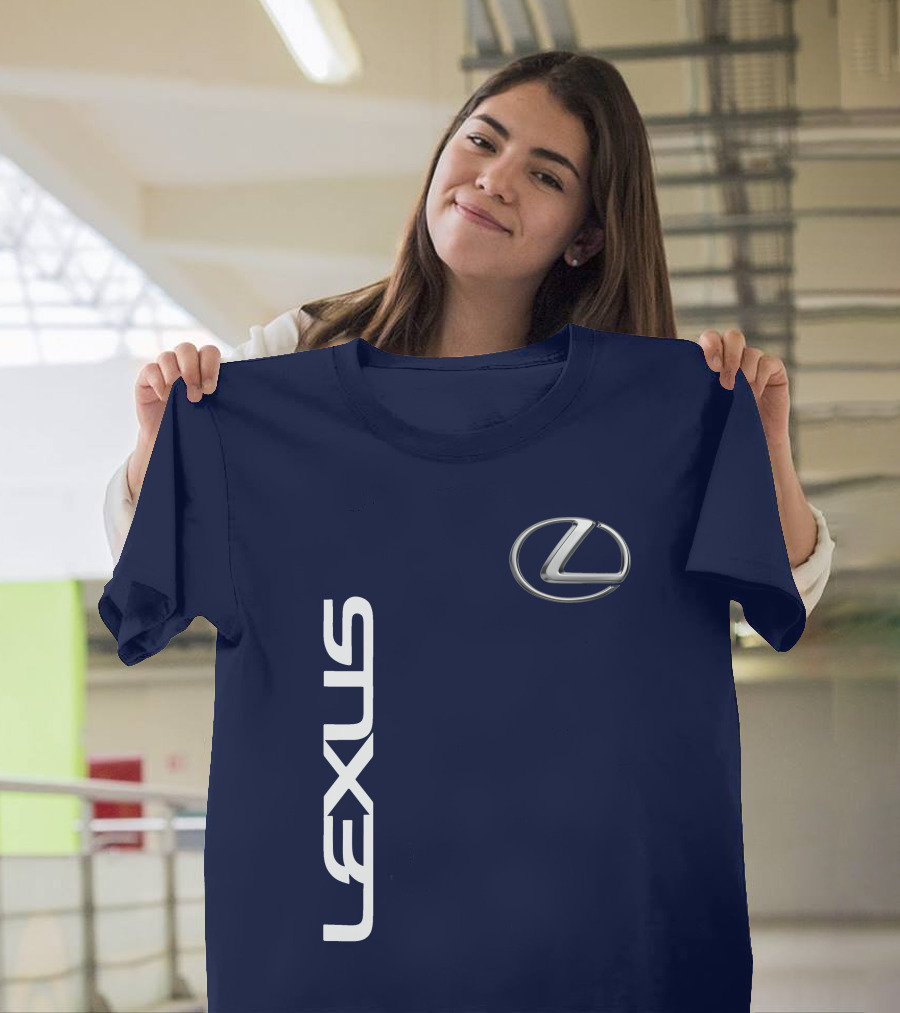 LEXUS Logo Icon Blue Background T-Shirt