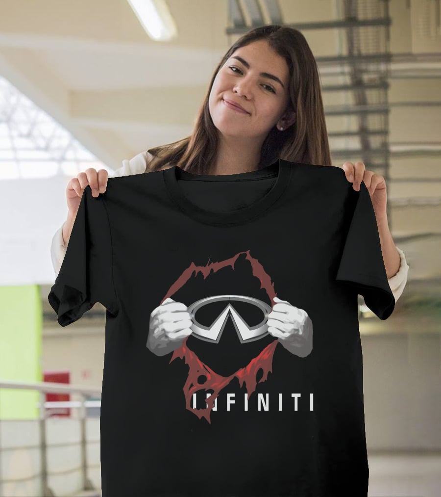 INFINITI Logo Superhero Unveiling Hands T-Shirt