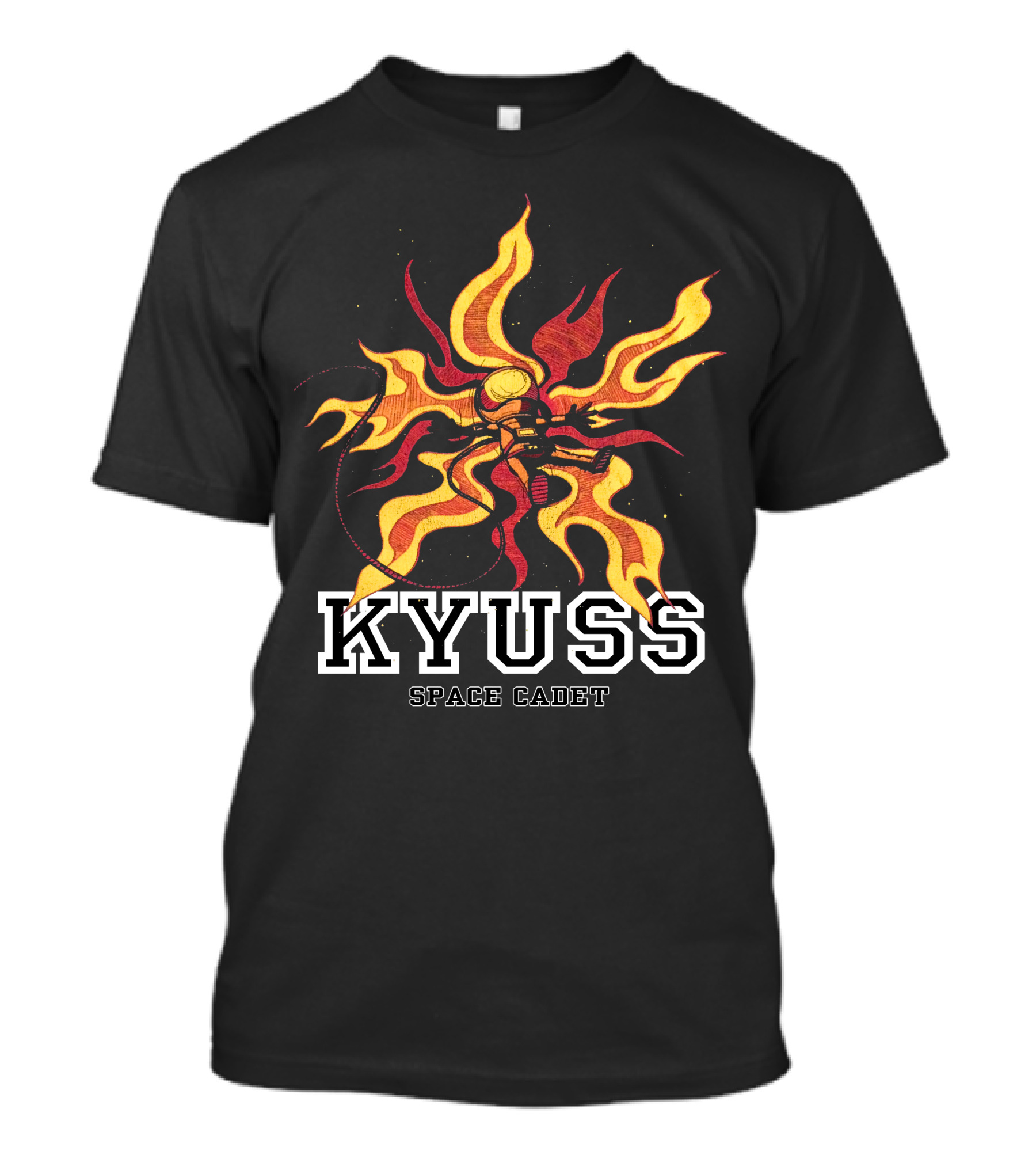KYUSS Space Cadet Flame Astronaut T-Shirt