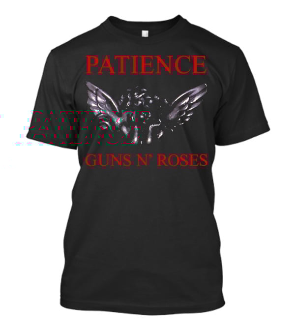 Patience Guns N' Roses Angel Wings T-Shirt