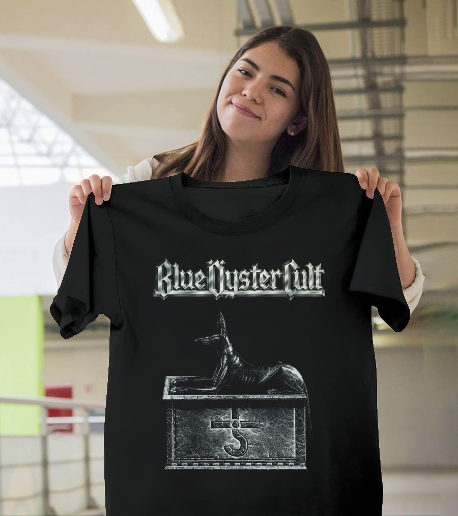Blue Öyster Cult Anubis Symbol and Trunk T-Shirt