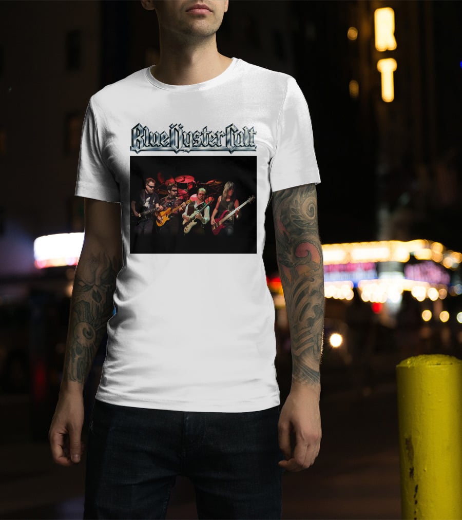 Blue Oyster Cult Live Performance Band Image T-Shirt
