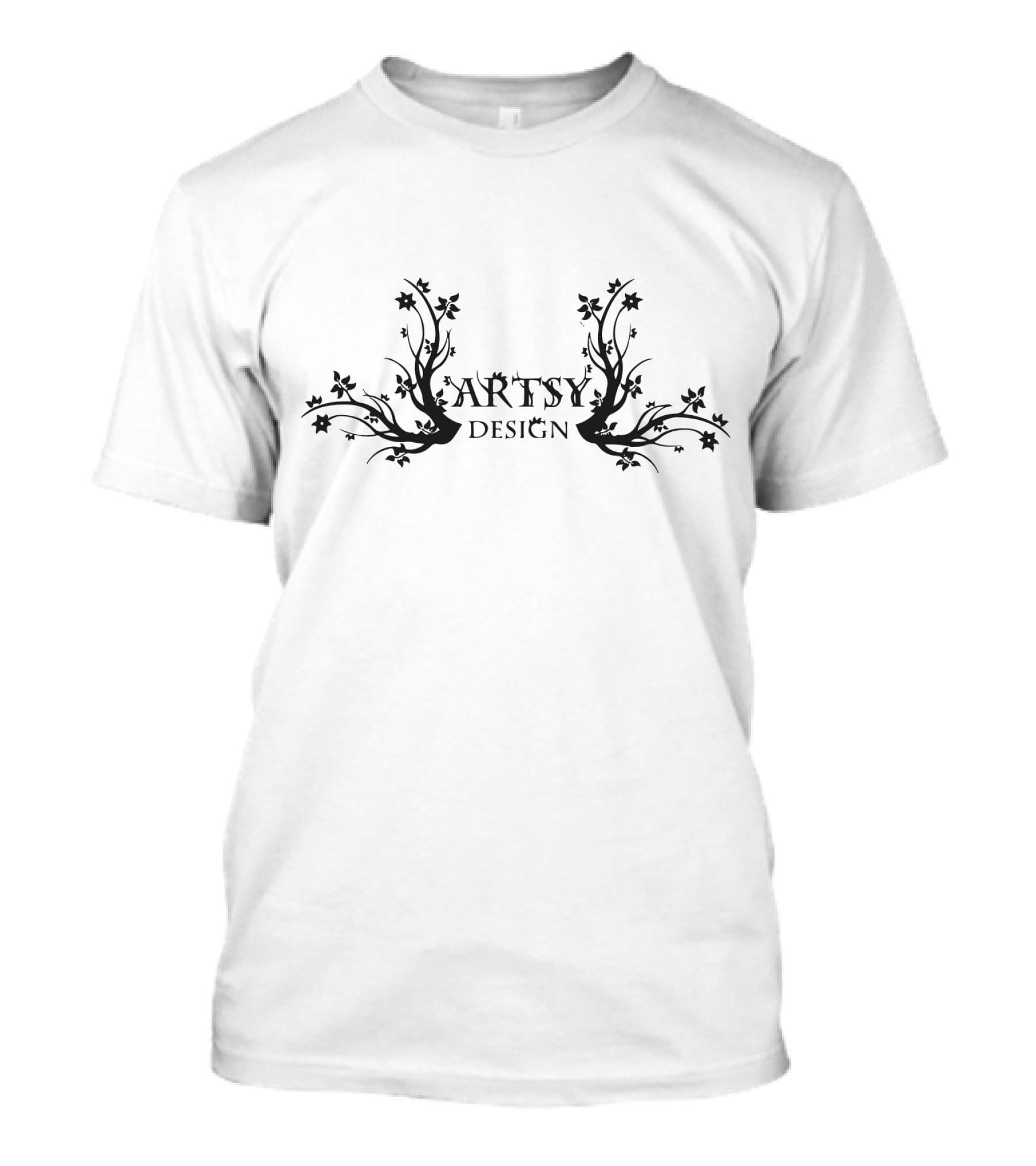 Artsy Design Bailey Sarian Floral Branches T-Shirt