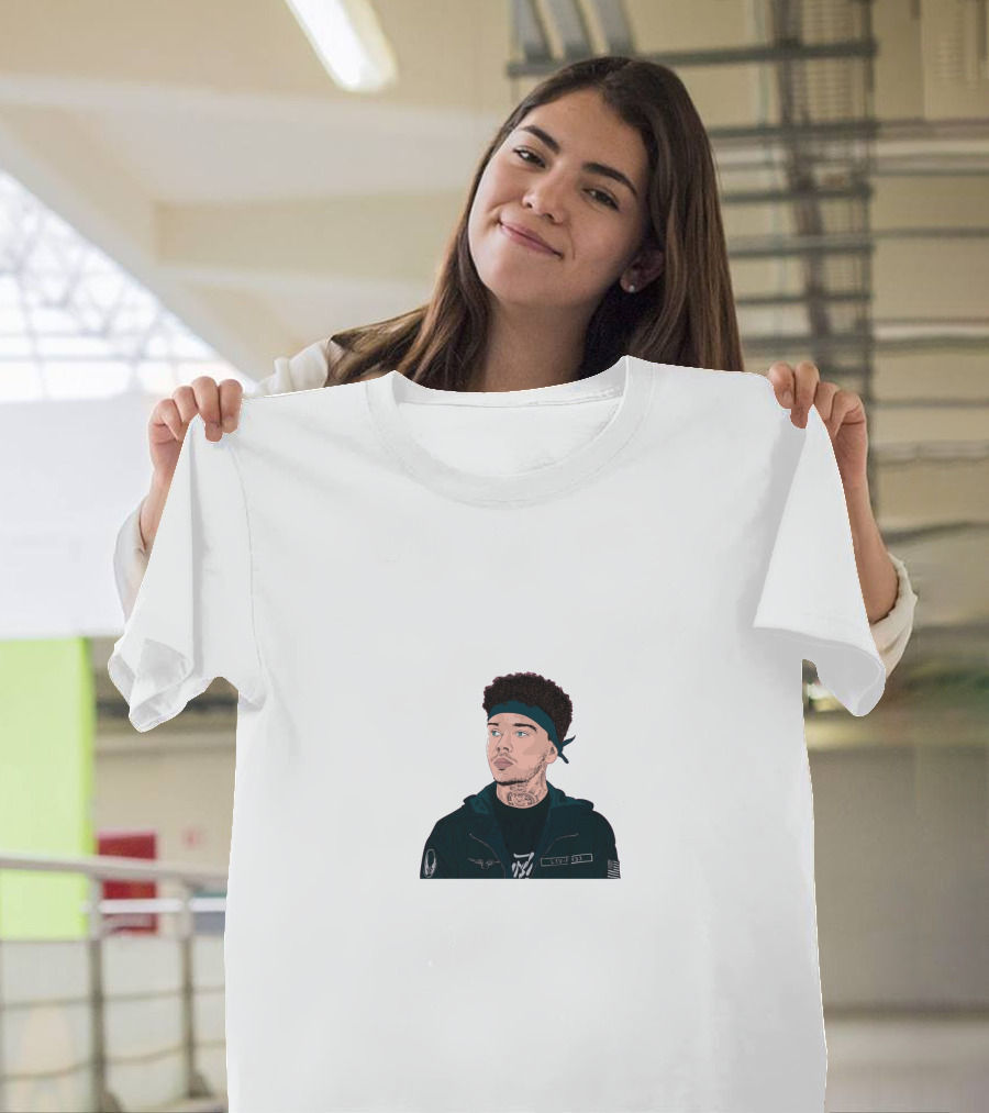 Phora With Bandana And Black Jacket T-Shirt