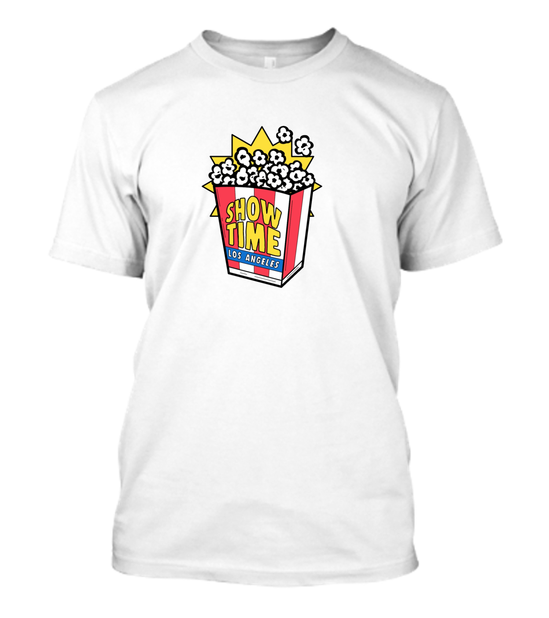 SHOW TIME LOS ANGELES Bawskee Popcorn T-Shirt