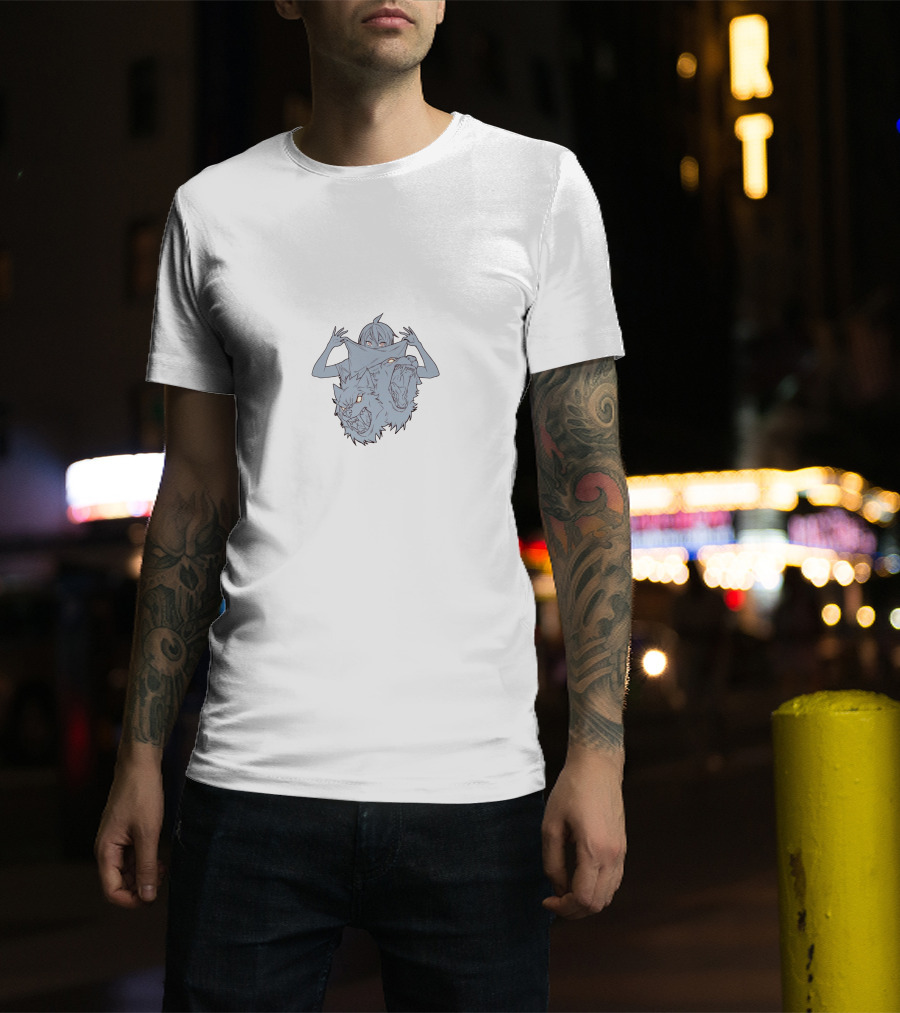 Foos Gone Wild Wolf Transformation Anime T-Shirt