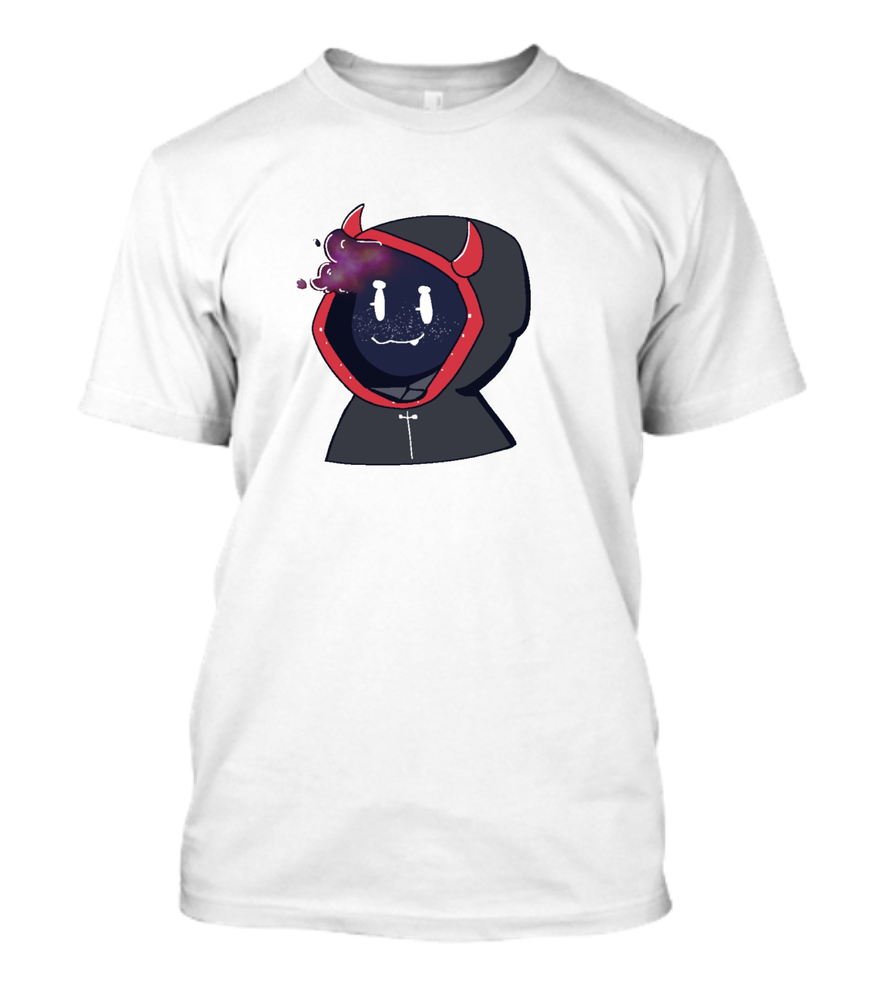 BadBoyHalo Devil Hoodie Galaxy Face T-Shirt