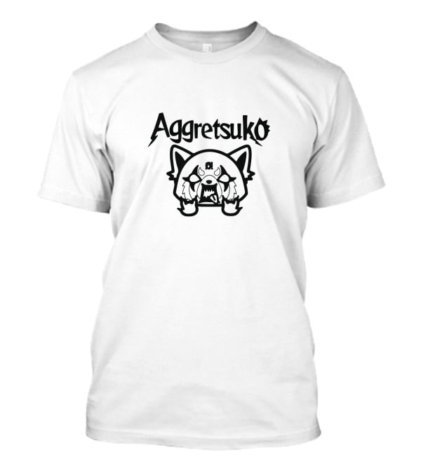 Aggretsuko Angry Face Expression Iconic Character T-Shirt