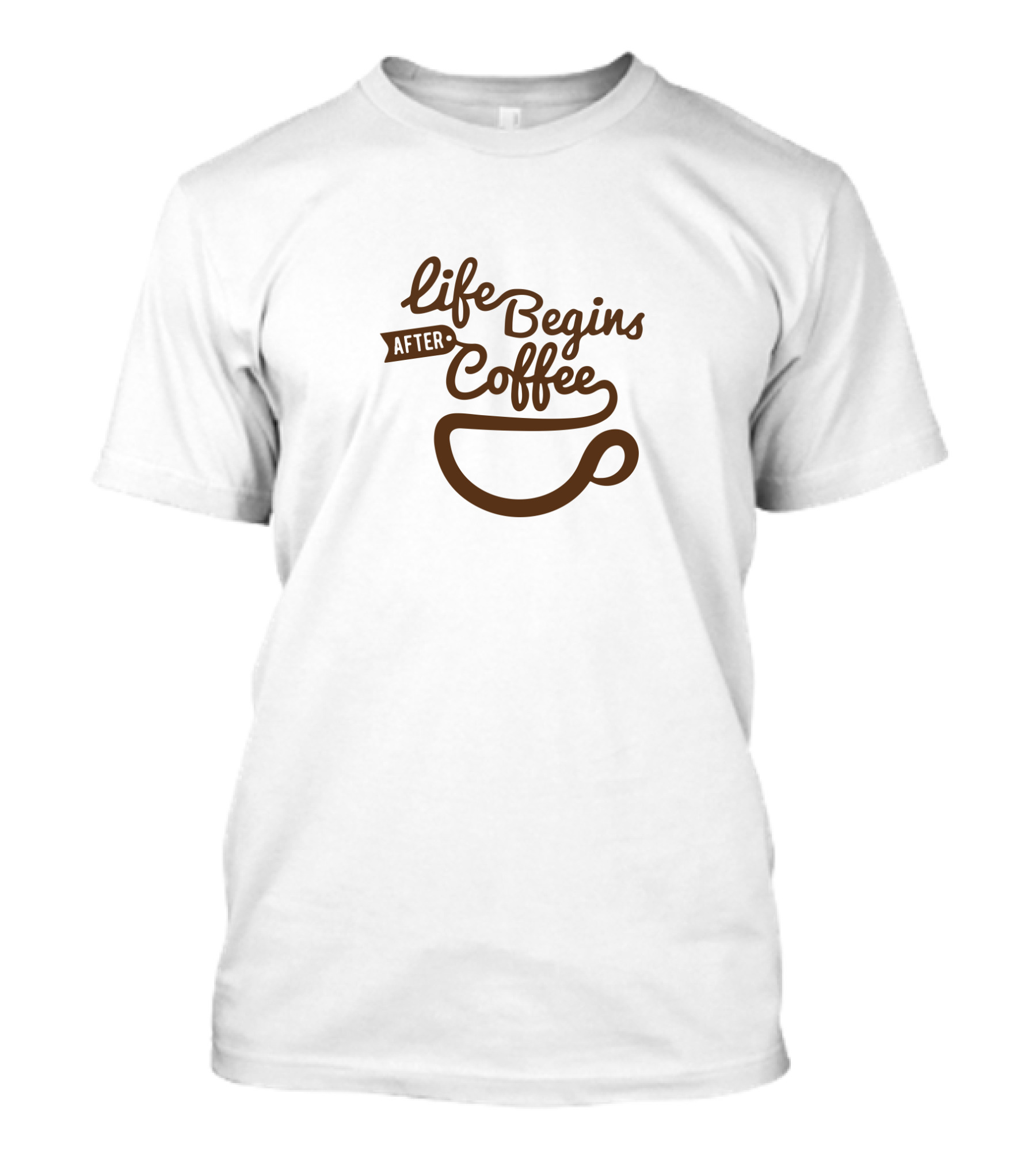 Life Begins After Coffee Cup T-Shirt