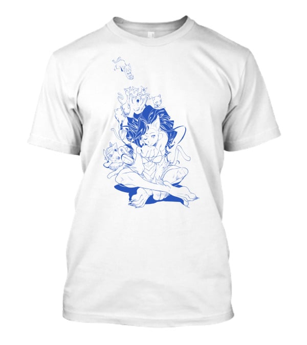 Udon Darkstalkers Felicia Icon Cats Cats Cats T-Shirt