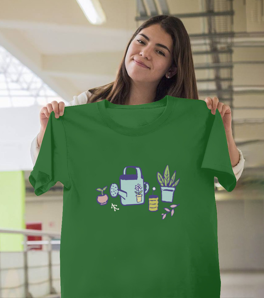 Omocat Merch Omori A Home For Flowers Watering Can Plant Pots T-Shirt