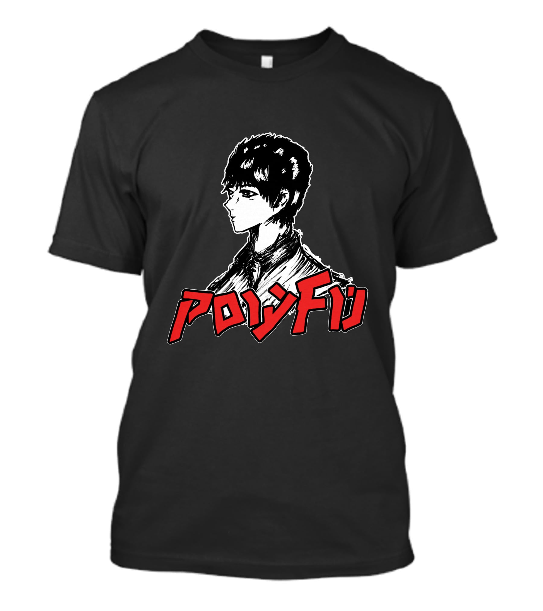 Powfu Anime Illustrated Profile Merch T-Shirt