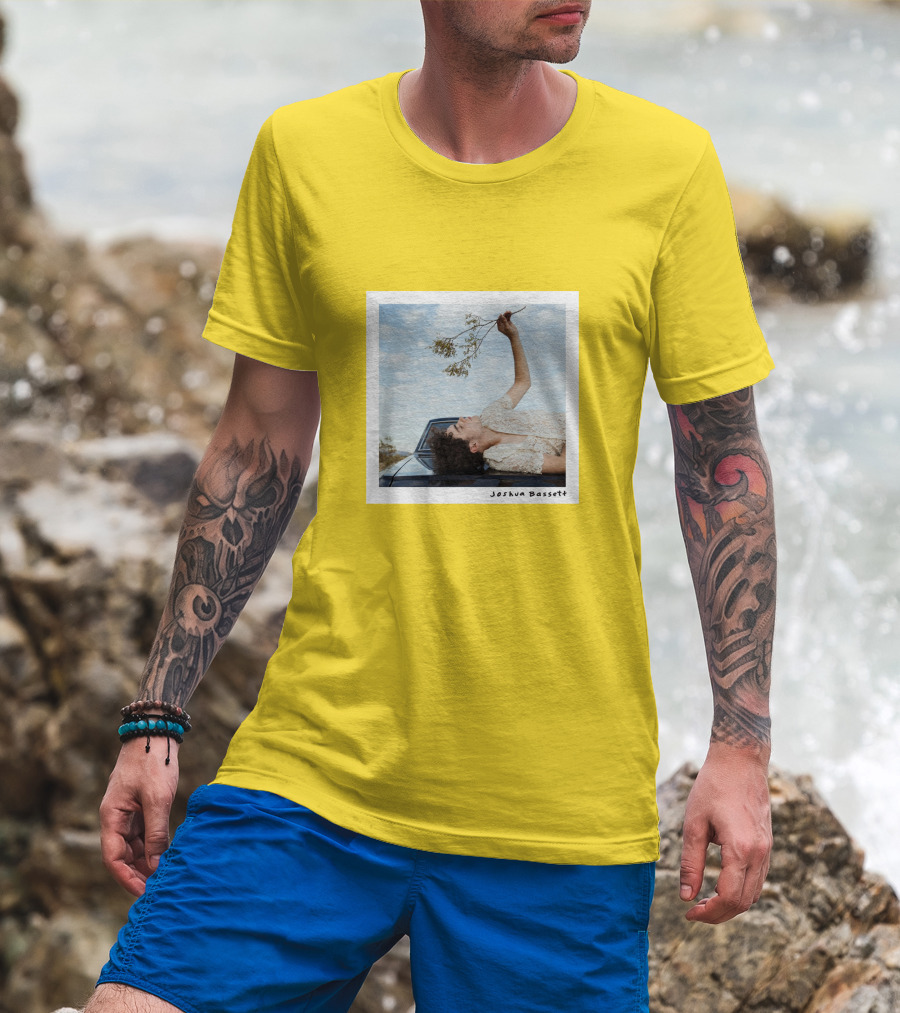 Joshua Bassett Floral Pose Vintage Aesthetic T-Shirt