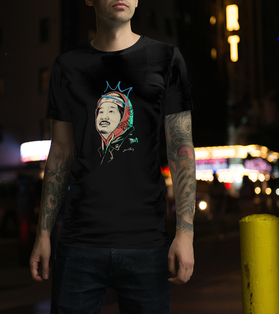 Bobby Lee Slept King Crown Art With Signature T-Shirt