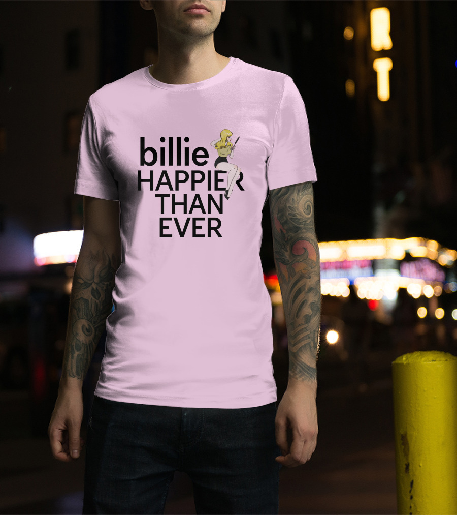 Billie Eilish Happier Than Ever Pretty Boy Merch T-Shirt