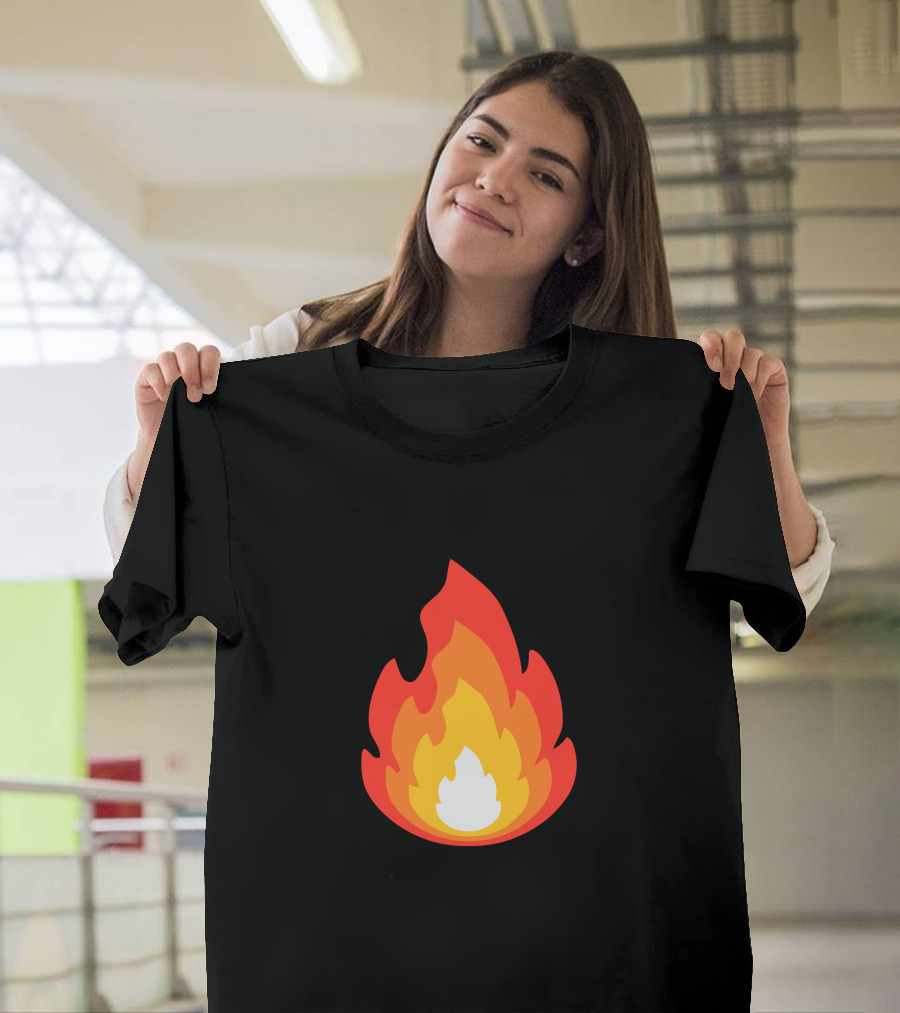 Sapnap Layered Fire Flame T-Shirt