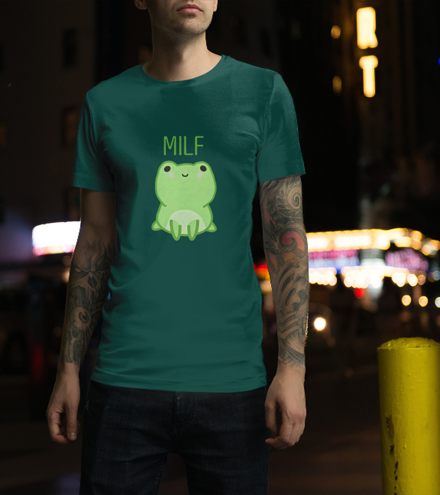 MILF ManILoveFwogs Merch Man I Love Fwogs Cute Frog T-Shirt