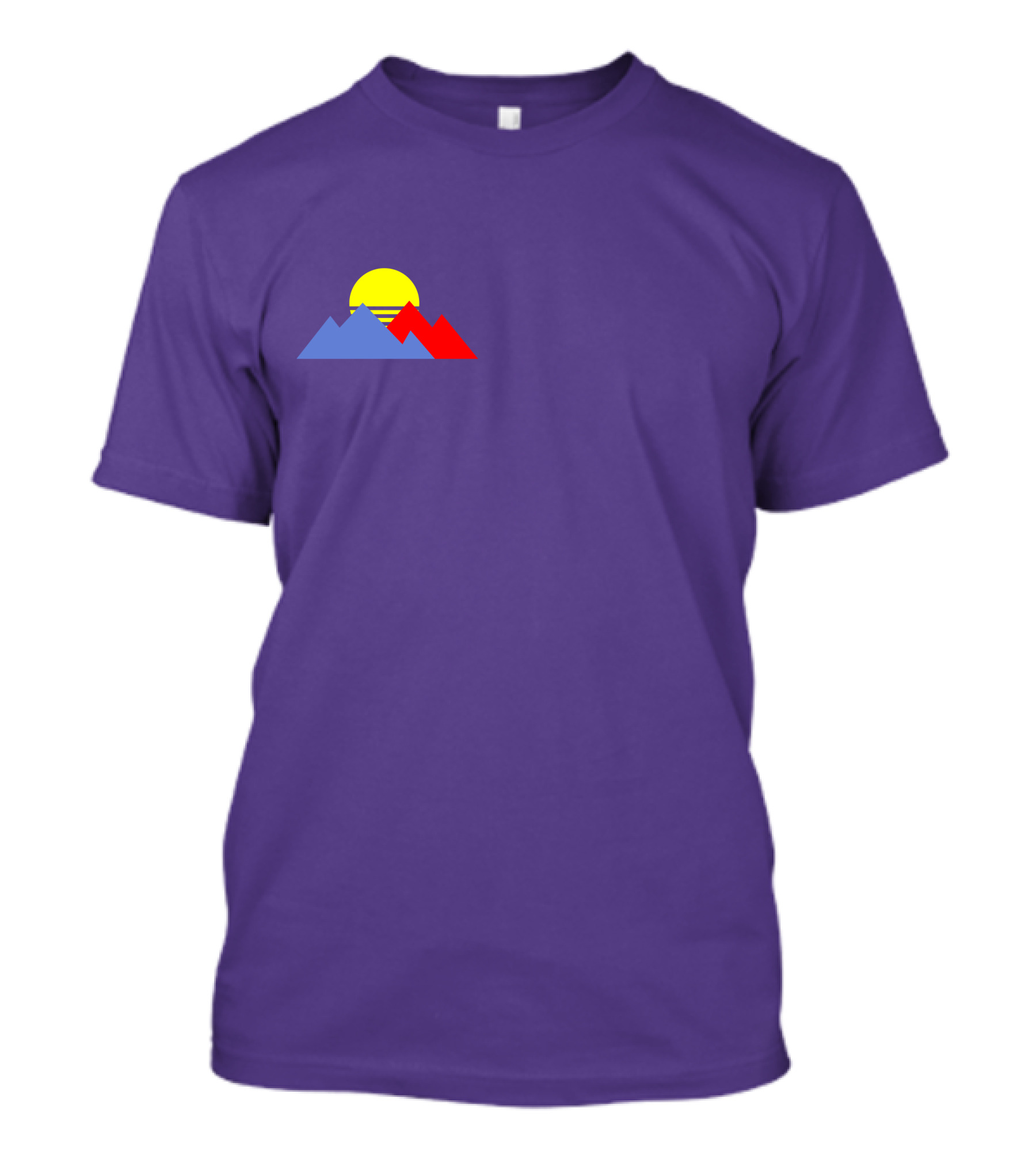 Shop Purpled New Merch Store Sunset Mountain T-Shirt