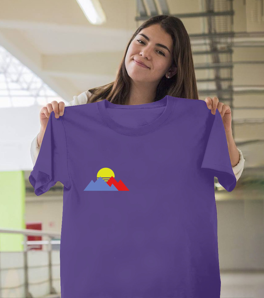 Shop Purpled New Merch Store Sunset Mountain T-Shirt