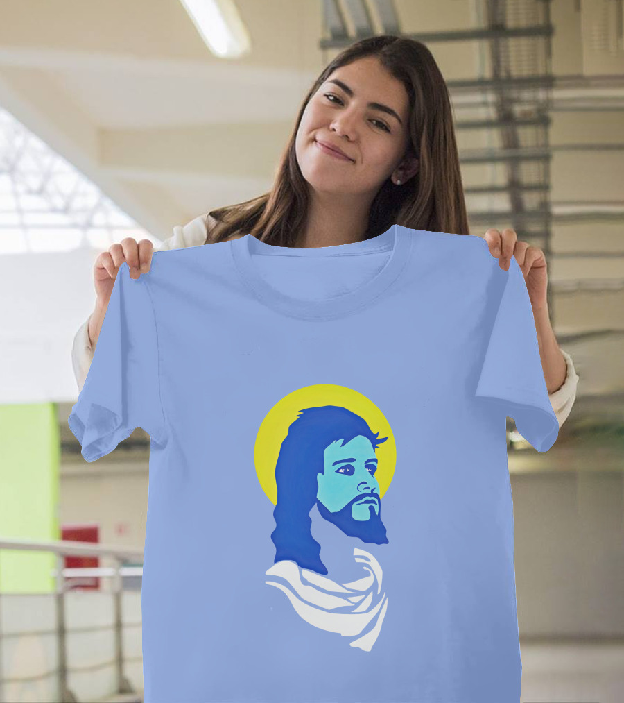 Bo Burnham Blue Halo Portrait Merch Bosus T-Shirt