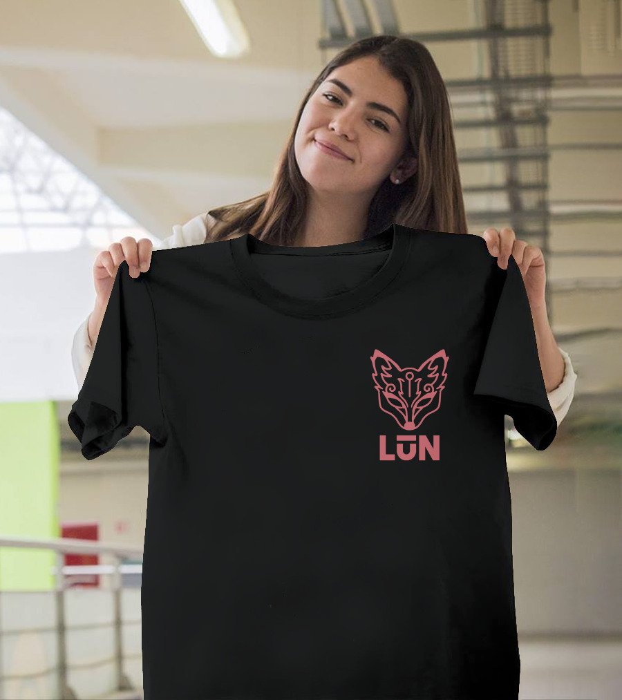 LUN Fox Tech-Inspired Logo T-Shirt
