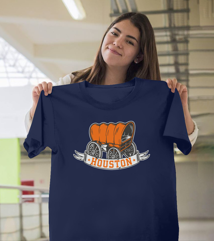 Houston Crush City Orange Wagon Ramshirts T-Shirt