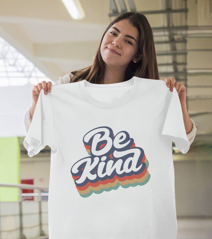 WholesomeMemes Be Kind Retro T-Shirt