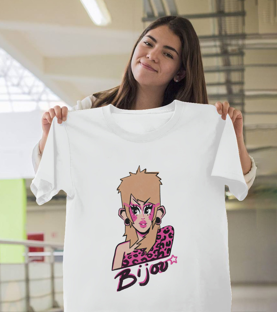 Bijou's Shop Let's Rock Retro Glam Rock T-Shirt
