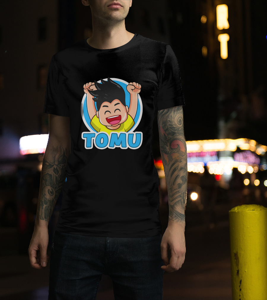 Shop Pandai.se Tomu Character Excitement Merch.se Store T-Shirt