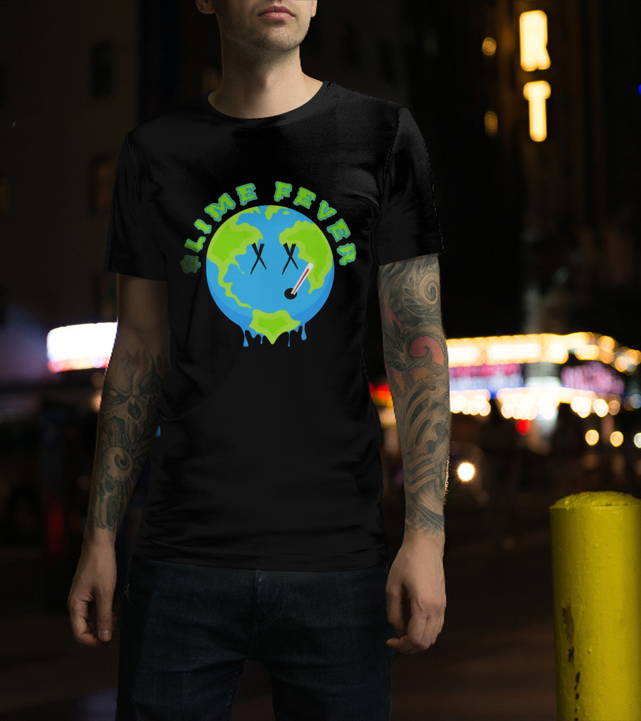 Slime Fever Earth Face Thermometer Design YNW Melly Merch Store T-Shirt