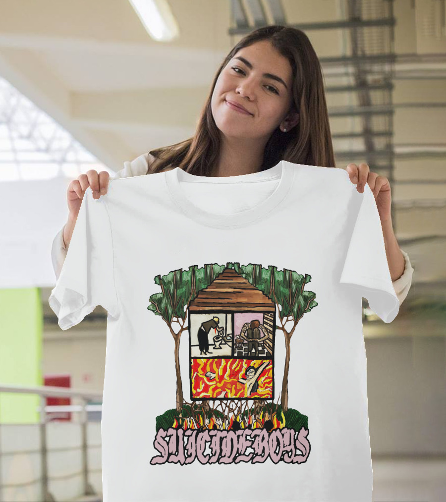 Suicideboys Fire and House Scene T-Shirt
