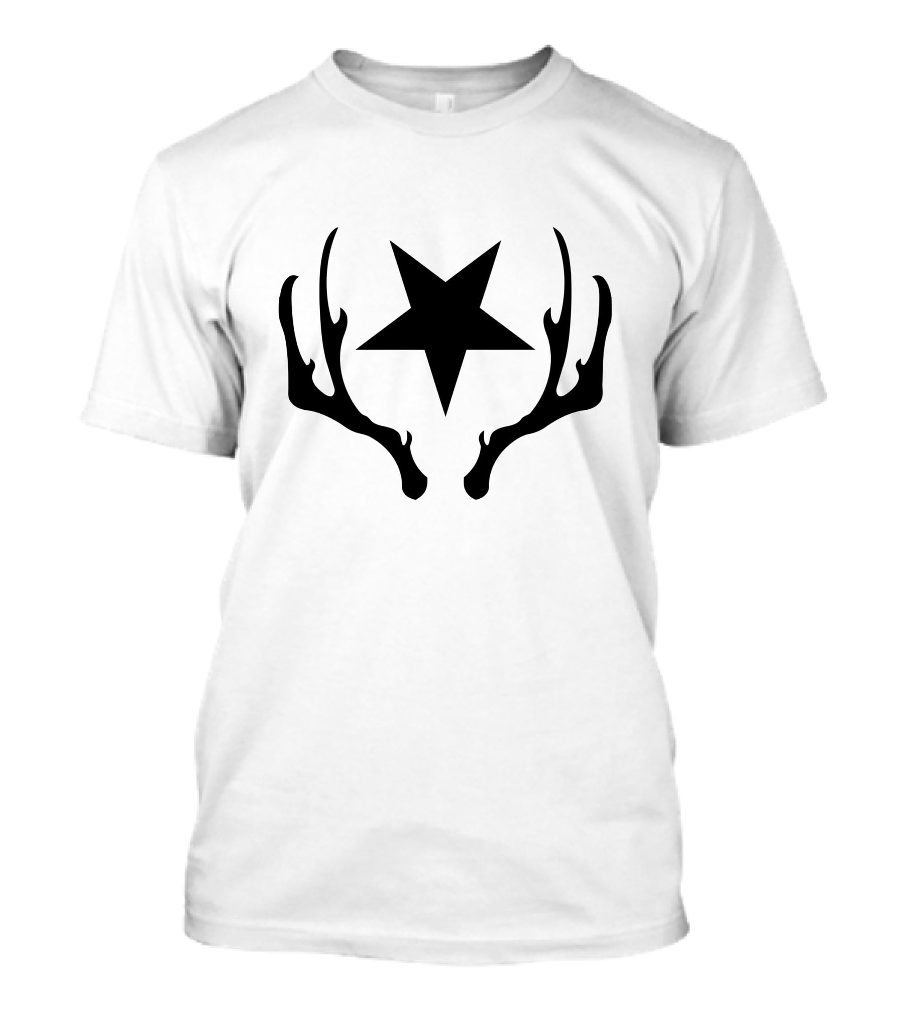 Disco Elysium Star Antlers Emblem T-Shirt