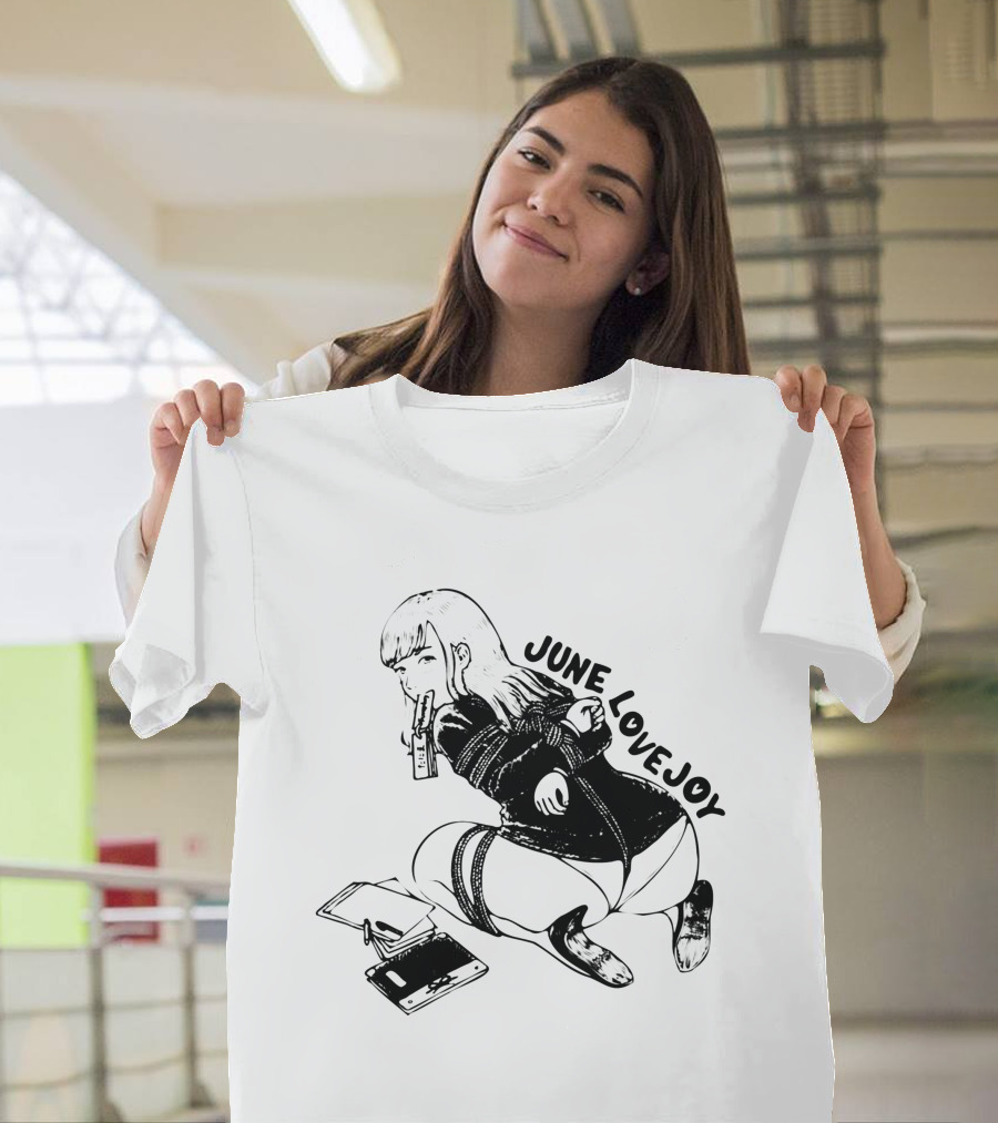 June Lovejoy Ropeplay Merch Comic T-Shirt