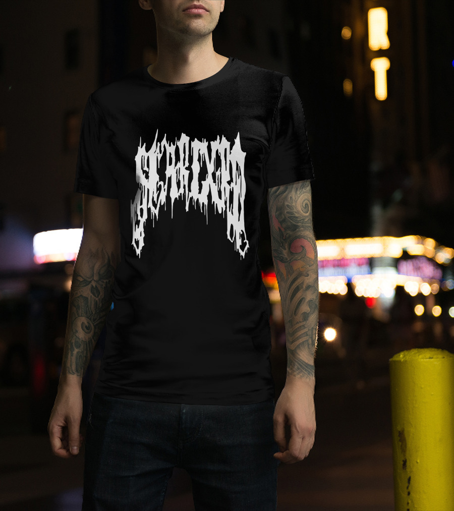Scarlxrd Merch Metal Iconic Dripping Font T-Shirt