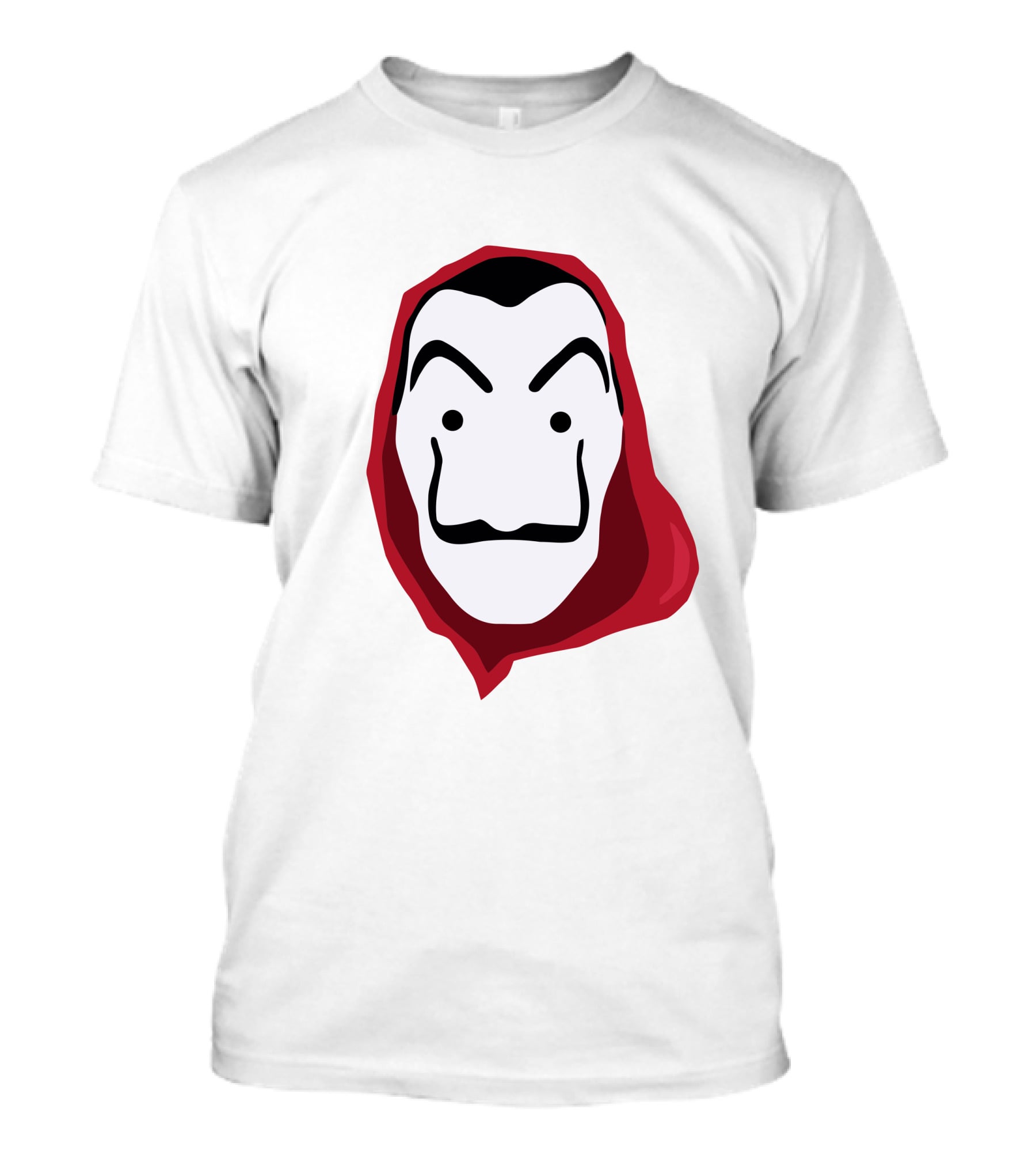 La Casa De Papel Money Heist Salvador Dalí Mask Red T-Shirt