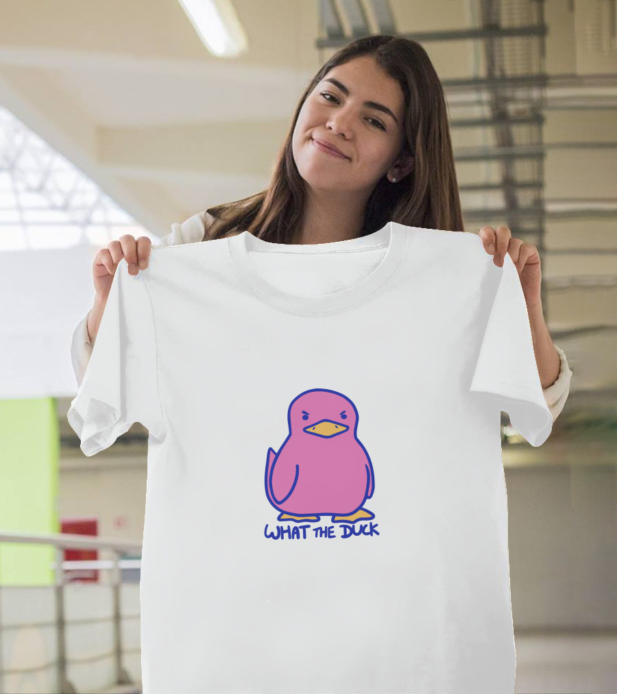 What the Duck Angry Pink Duck Sodapoppin Merchandise T-Shirt