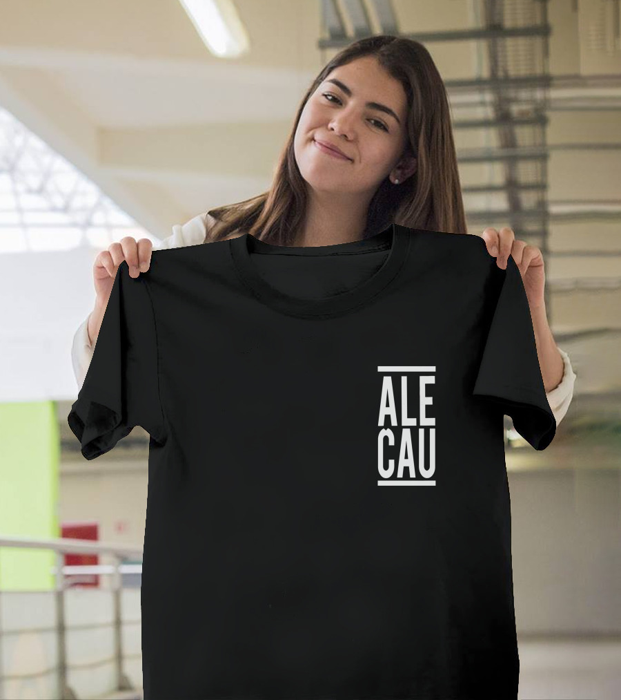 ALECAU Minimalist Text T-Shirt
