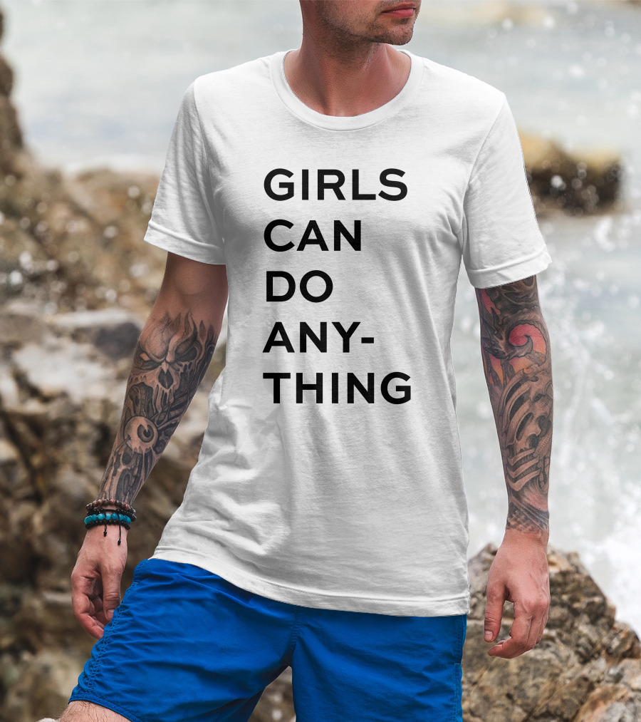 Girl Can Do Anything Girls Rock SB Amplify Women's History Month ZADIG&VOLTAIRE T-Shirt