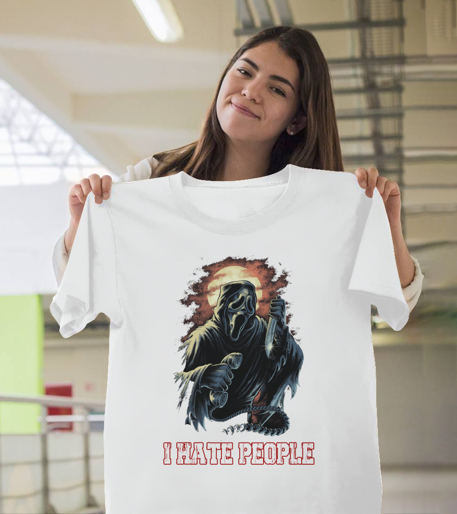 Ghostface I Hate People T-Shirt