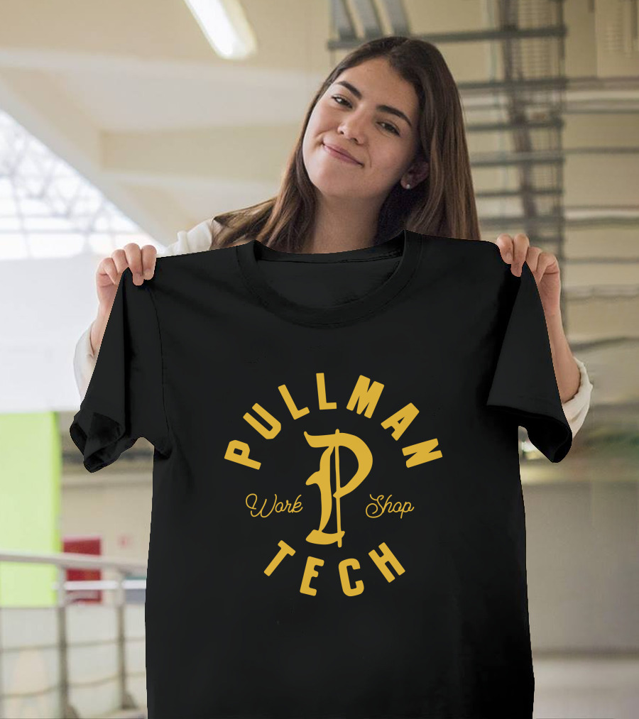 Pullman Tech WorkShop Vintage Style Retro Monogram T-Shirt