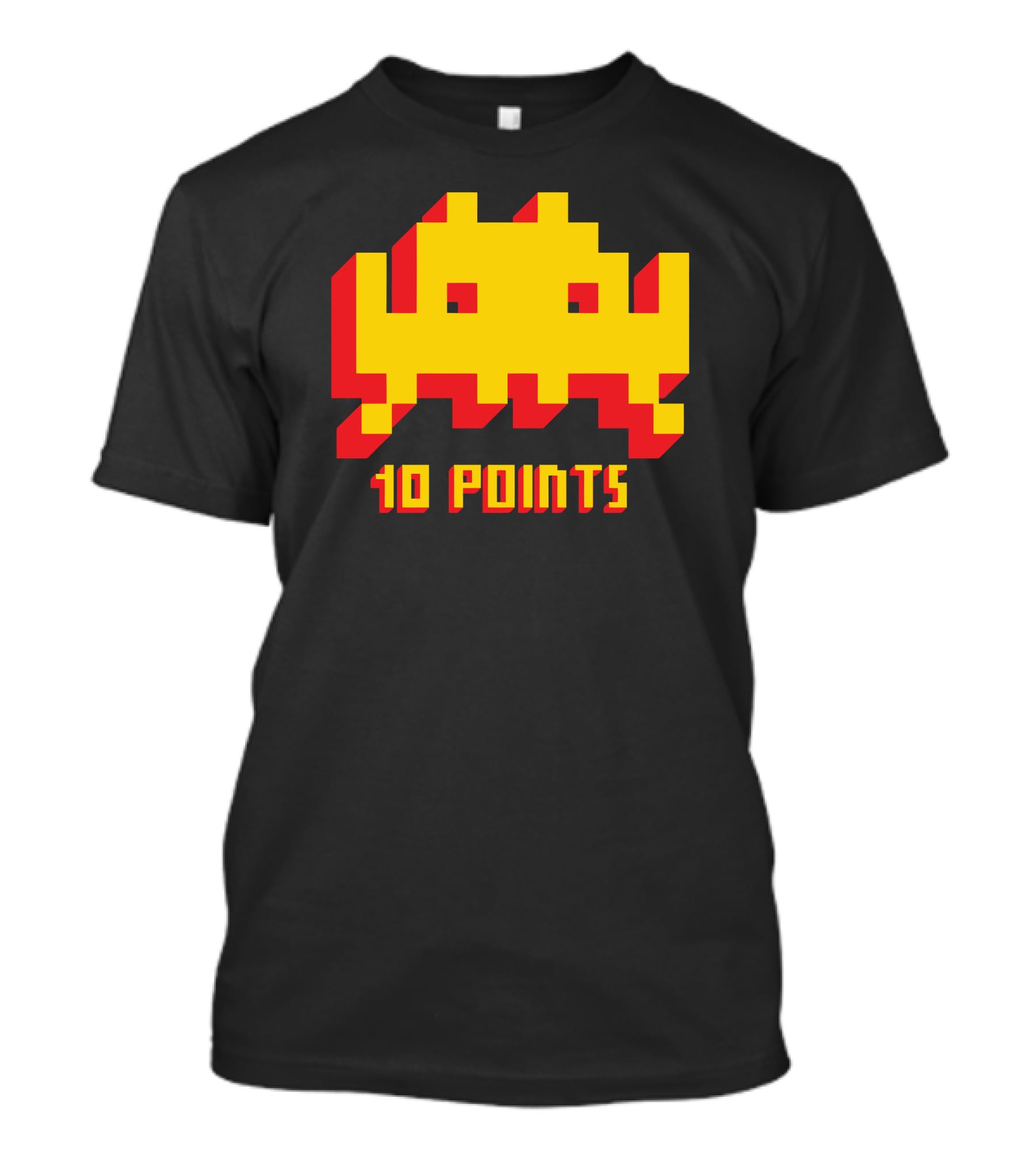 Space Invaders 10 Points Classic Arcade T-Shirt
