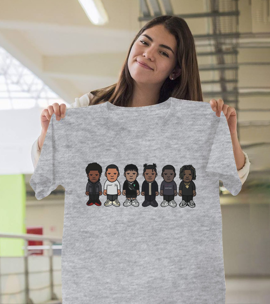 Ssh Vs The World Animated Group Characters T-Shirt