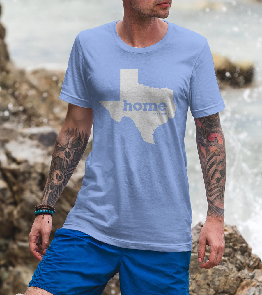 Home Shark Tank Texas State Silhouette The Home T T-Shirt
