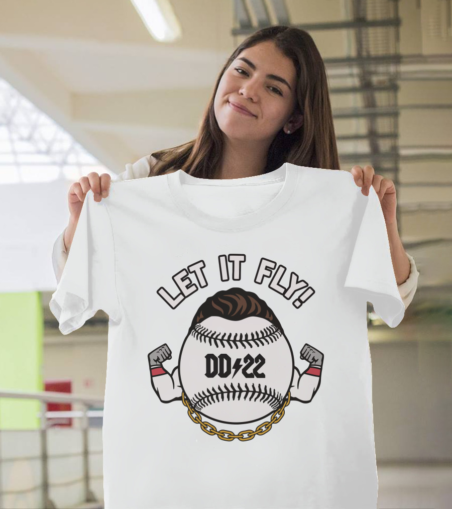 LET IT FLY DD22 Baseball T-Shirt