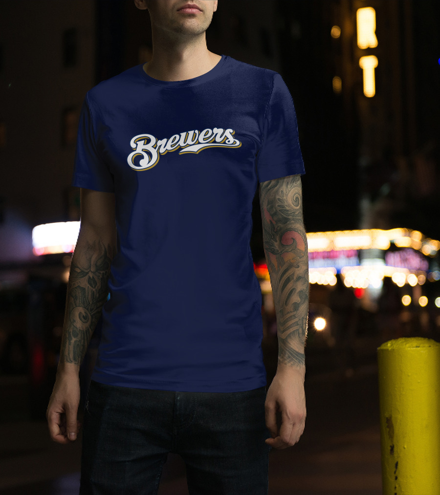 Milwaukee Brewers Script T-Shirt