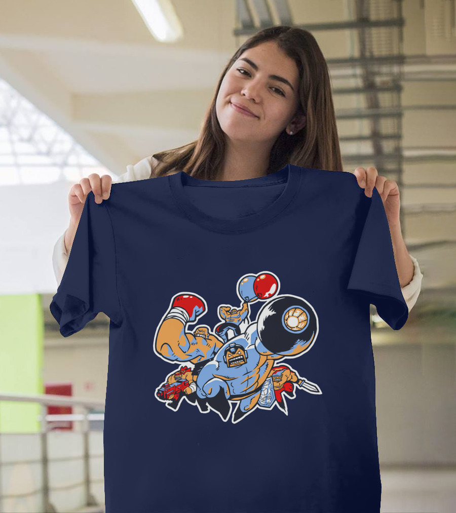 Abobo's Big Adventure Retro Pixel Brawler Compilation T-Shirt