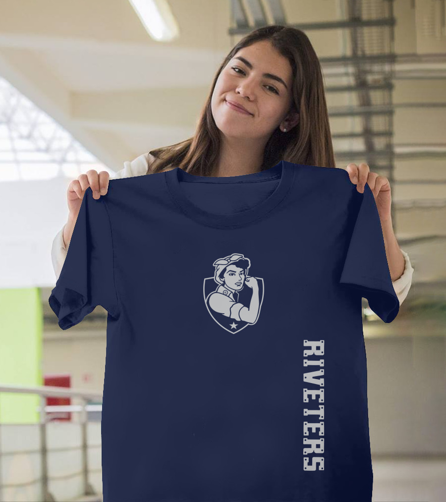 Steel Stretch Riveters Rivetershockeyshop Rosie the Riveter T-Shirt