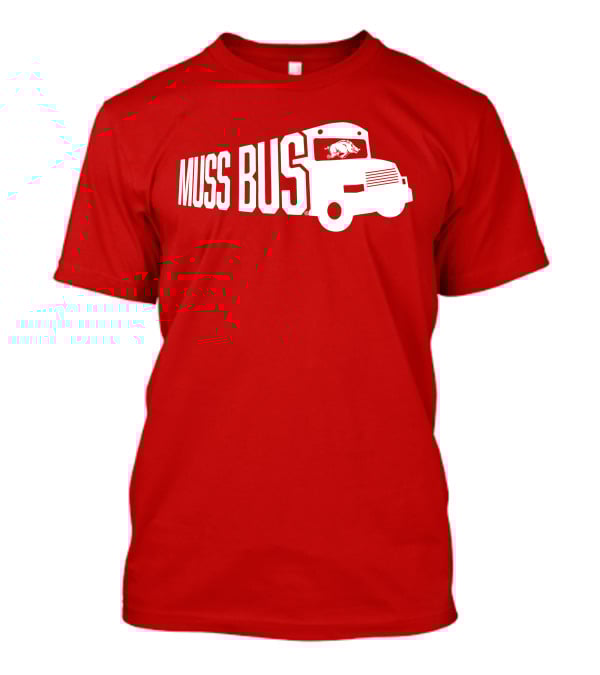 Muss Bus Eric Musselman Arkansas Razorbacks T-Shirt