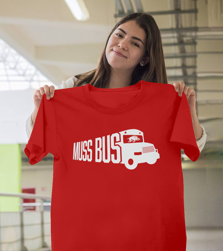 Muss Bus Eric Musselman Arkansas Razorbacks T-Shirt